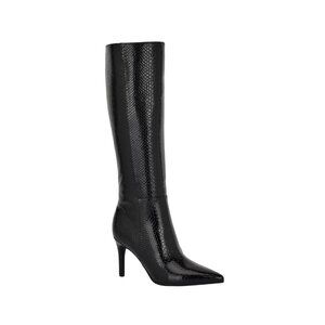 GUESS Womens Richee Tall Shafted Pointy Toe Knee High Boots Black Size 9.5M NIB